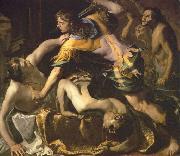 Bernardino Mei Orestes slaying Aegisthus and Clytemnestra Germany oil painting artist